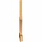 Ekena Millwork Redmond Rough Sawn Timber Gable Bracket, Western Red Cedar, 84"W x 35"H x 2"D x 4"F, 10/12 Pitch GBW084X35X0204RED00RWR - alternate 4